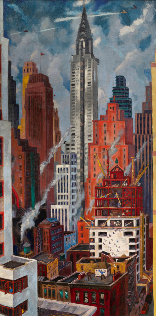 Construction Near the Chrysler Building, circa 1934