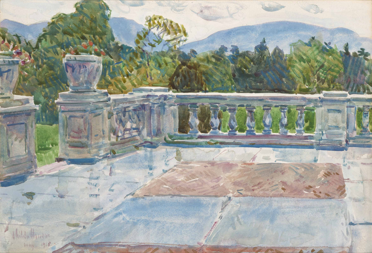 "Terrace on the Hudson", 1915