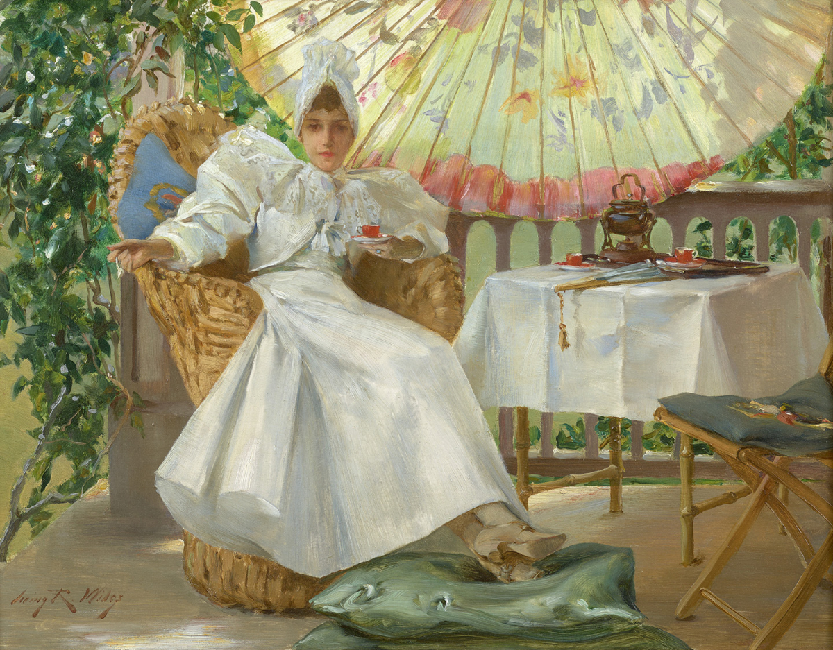 A Restful Hour, circa 1890