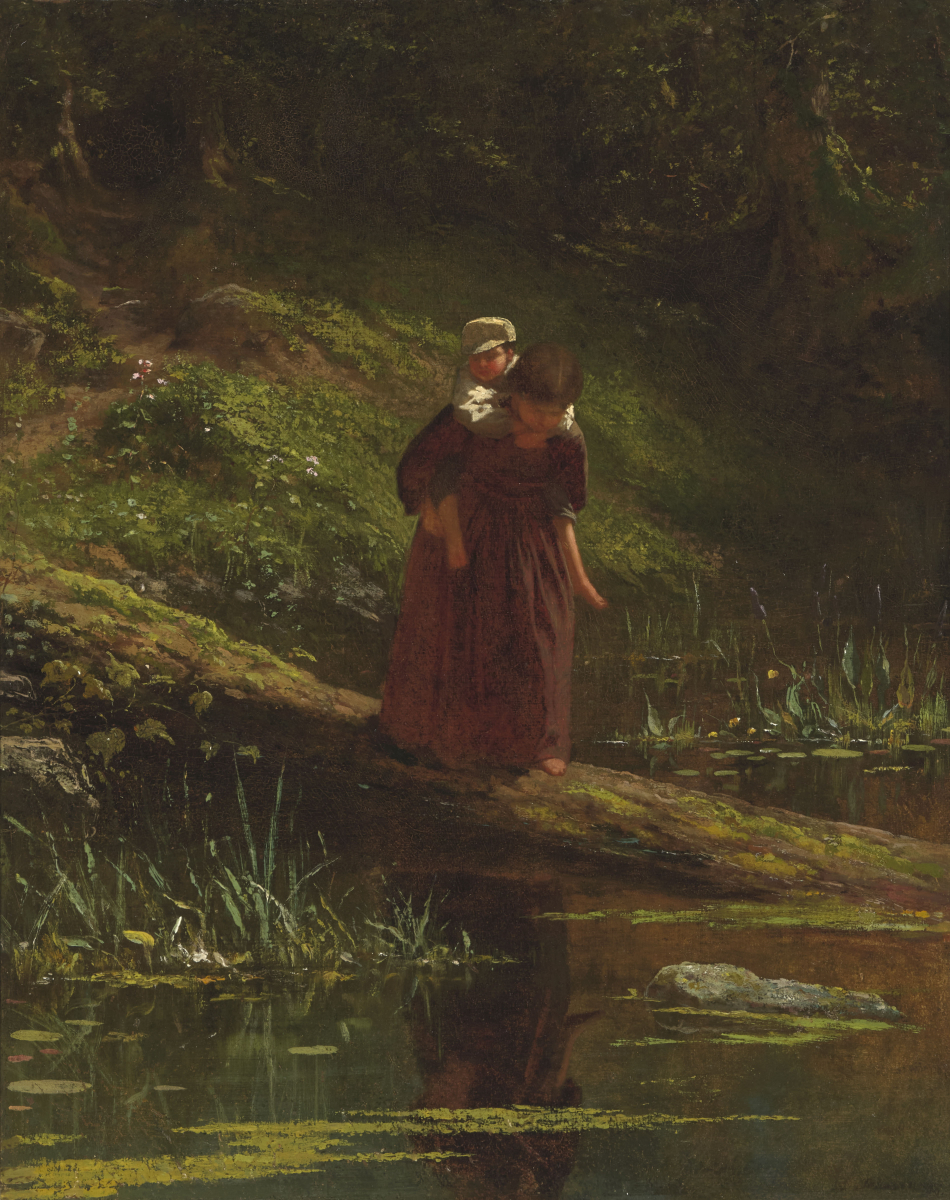 Crossing a Stream (Pig-a-Back), 1866