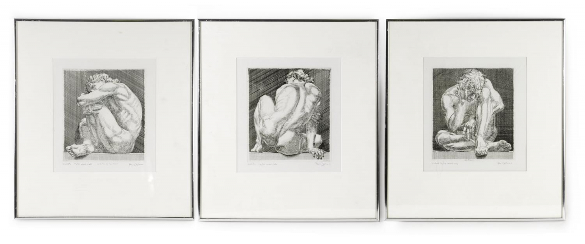 Set of Three Etchings, Nudo #1, 2, 3, Second State