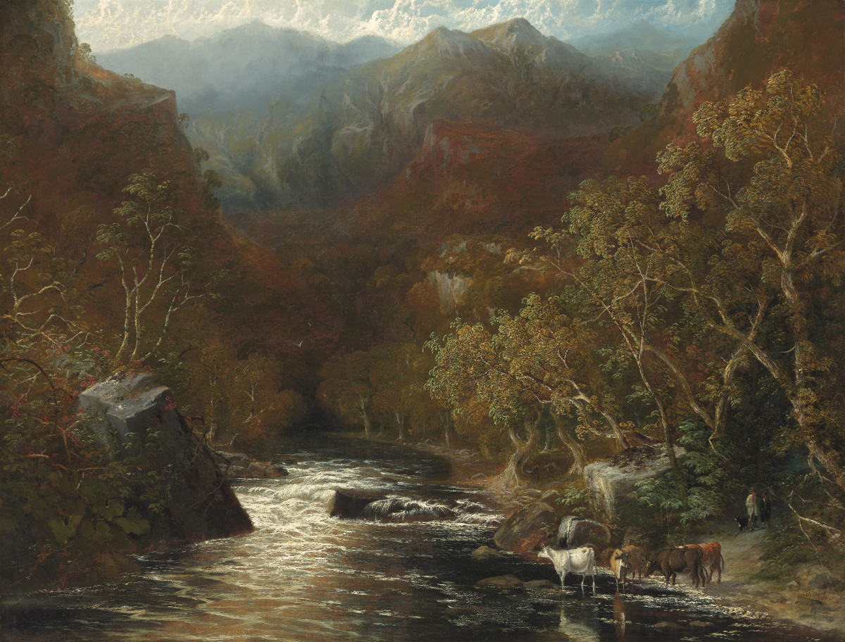 River Landscape, 1852