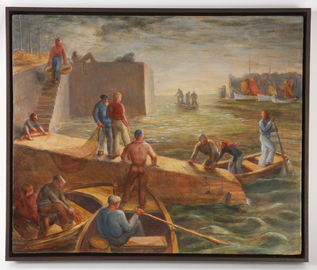 Workers at Harbor
