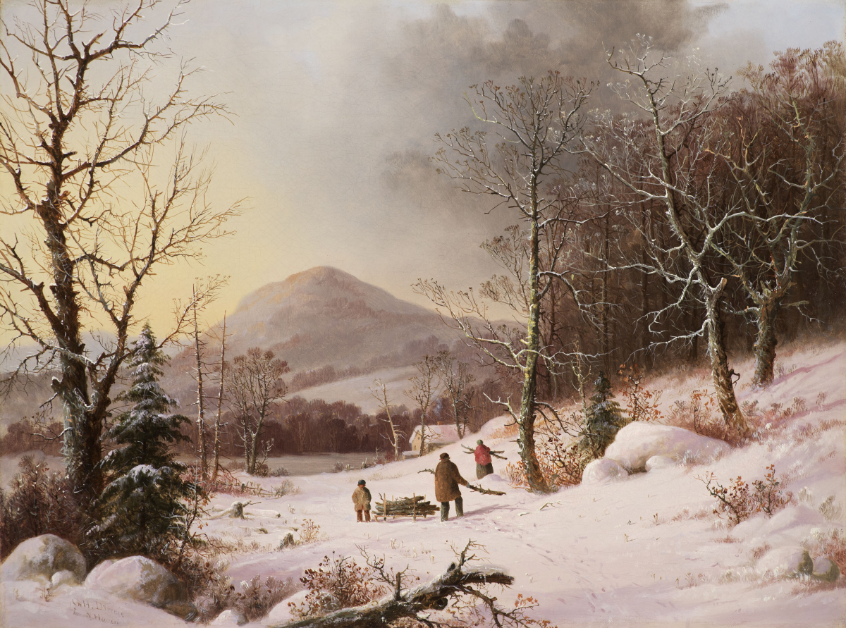 Gathering Wood, 1859