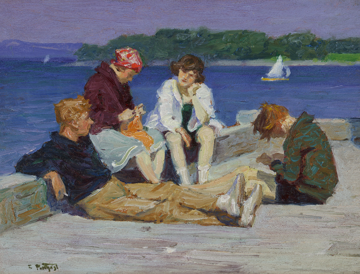 Beach Scene #4, circa 1920