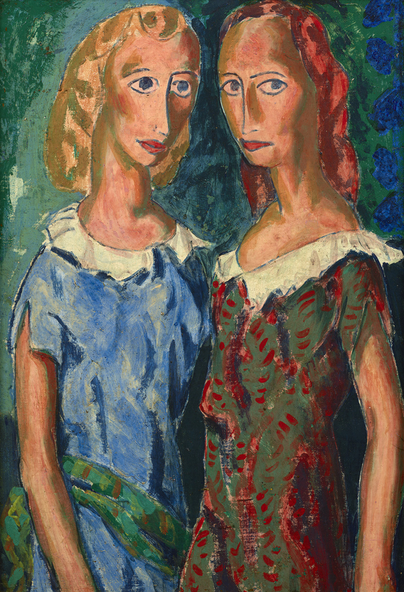 Two Girls, circa 1925