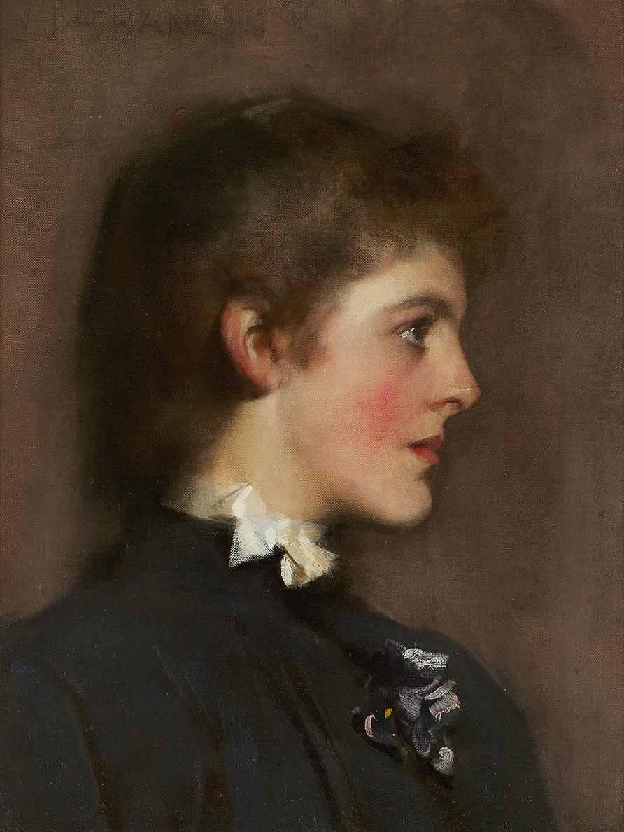 Portrait of a Young Woman, circa 1889