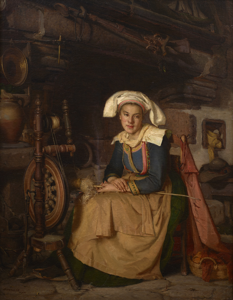 Breton Girl, 1871