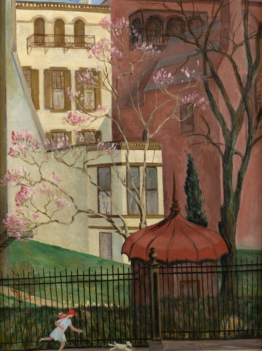 Spring in Grace Court, circa 1928