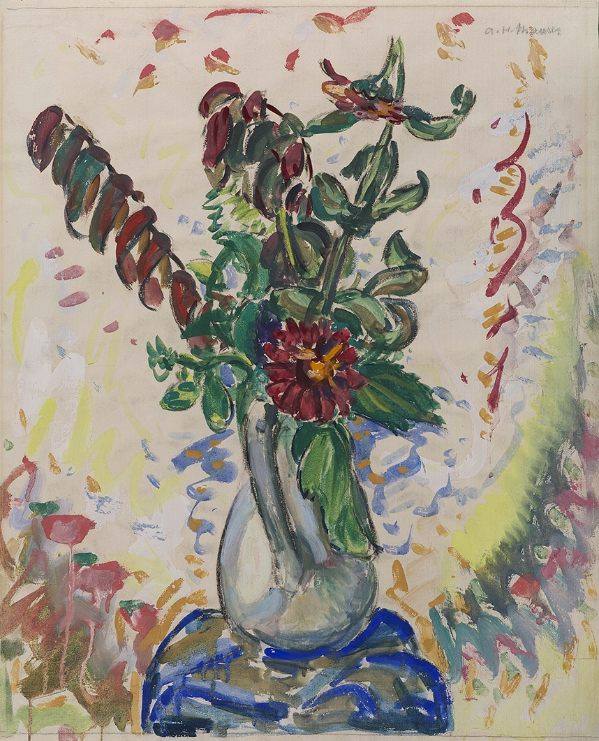 Flowers in a White Pitcher, 1926 - 1928