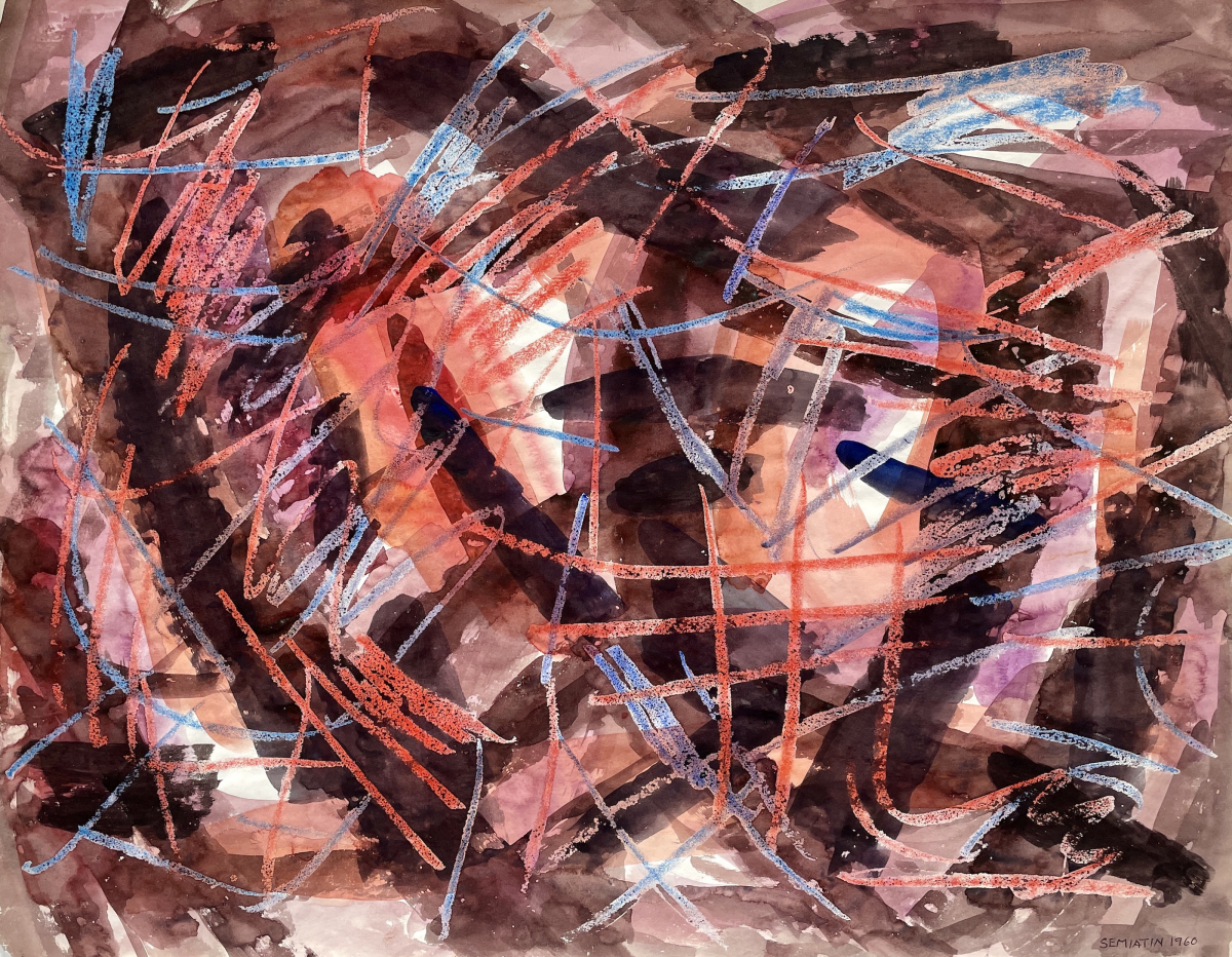 Untitled (Magenta Blue II), 1960