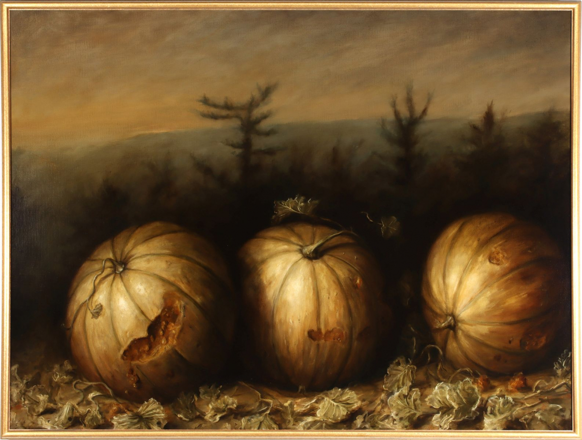 Three Pumpkins