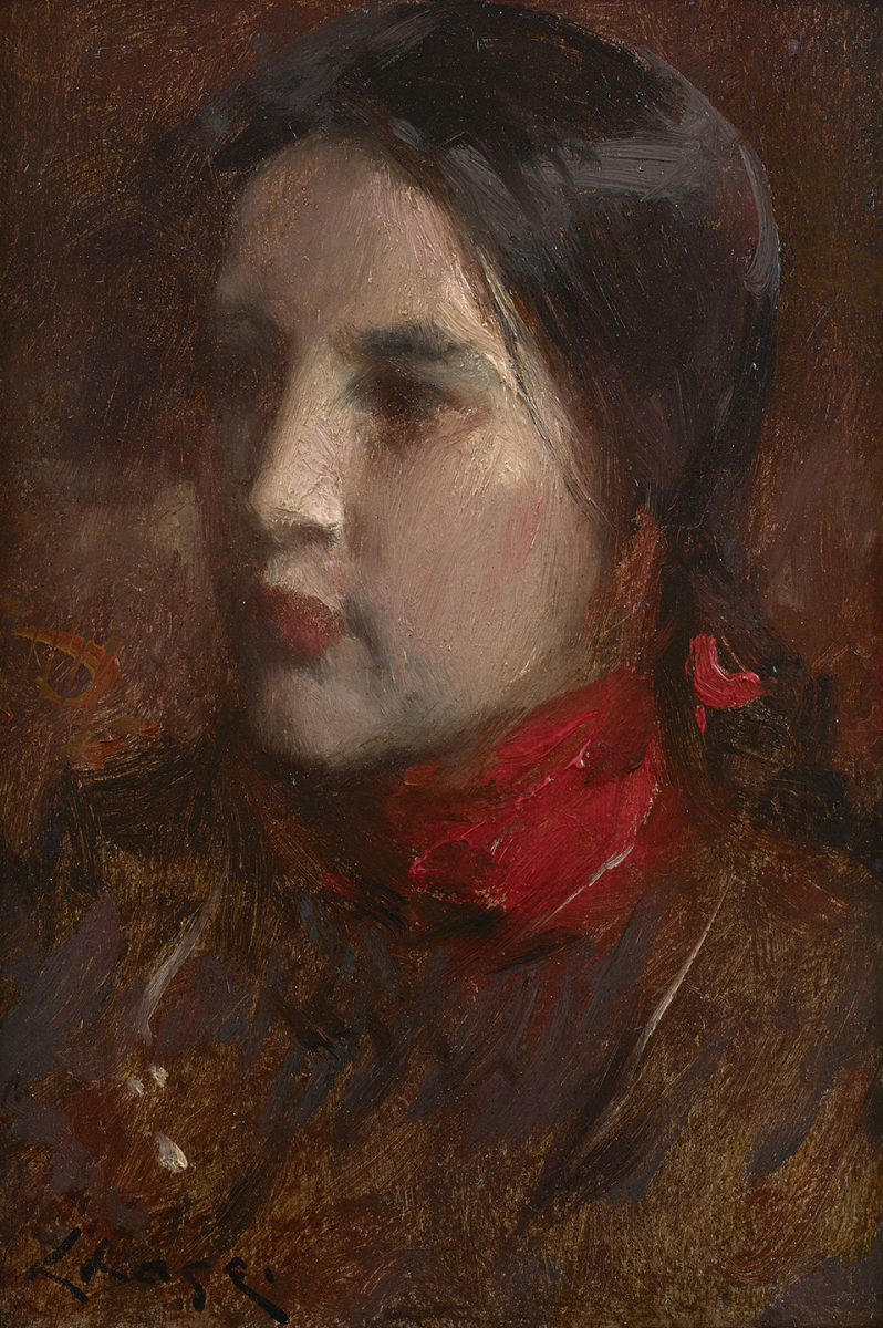 Portrait of Alice Gerson, the Future Mrs. Chase, circa 1883