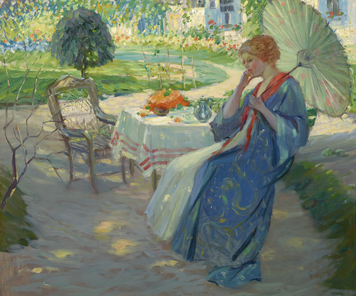 Girl with Parasol, circa 1910