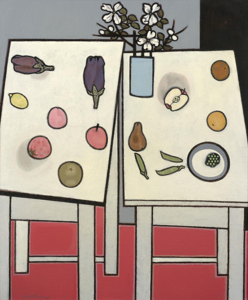 Two Tables with Fruit, 1975