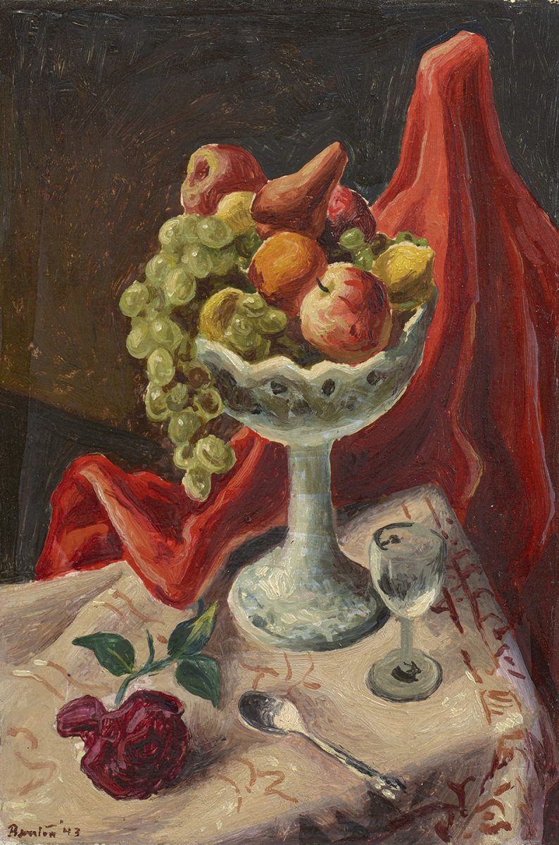 Study for Still Life with One Red Rose, 1943