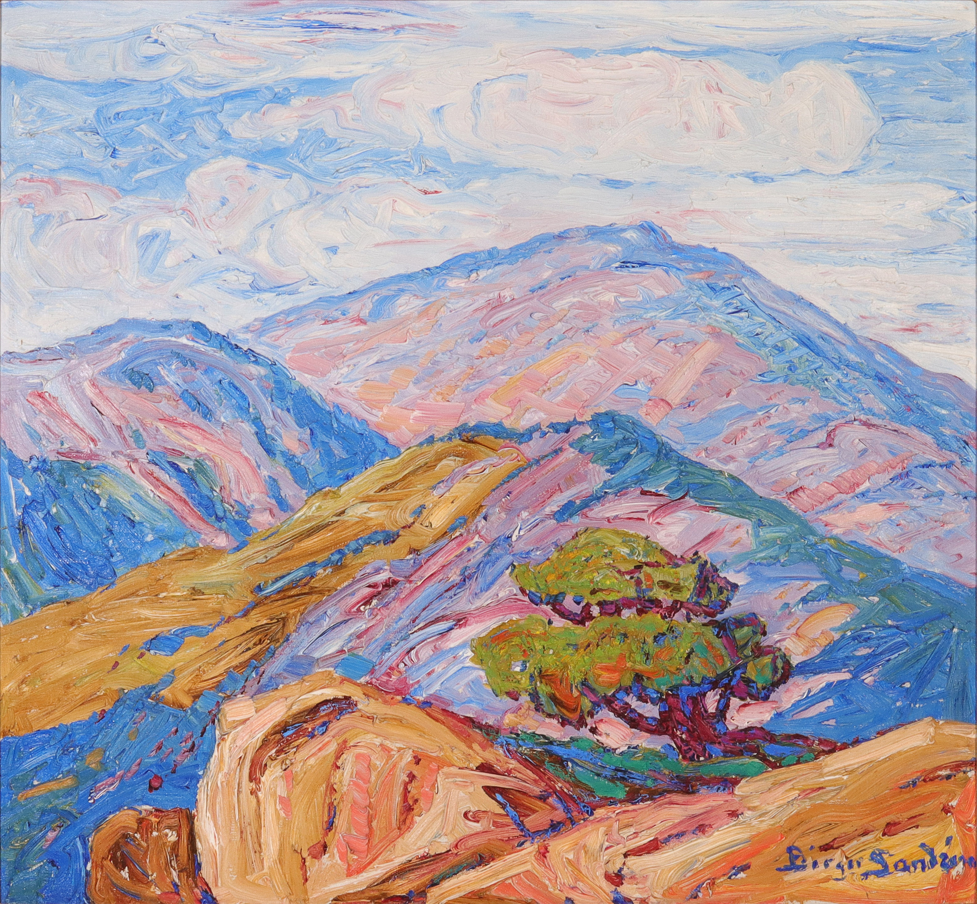 Mountains and Red Rocks (1920)