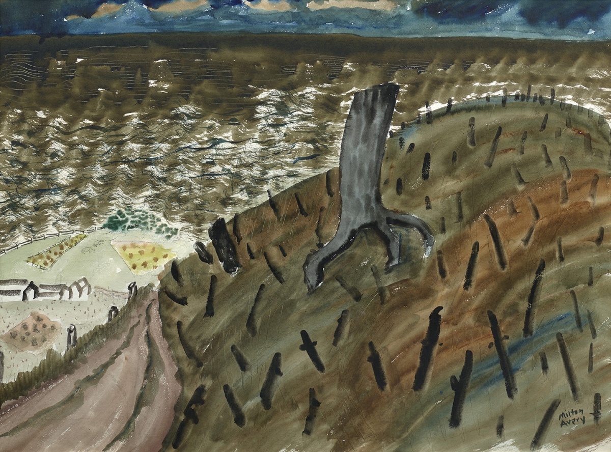Burned Hill by the Sea, 1938