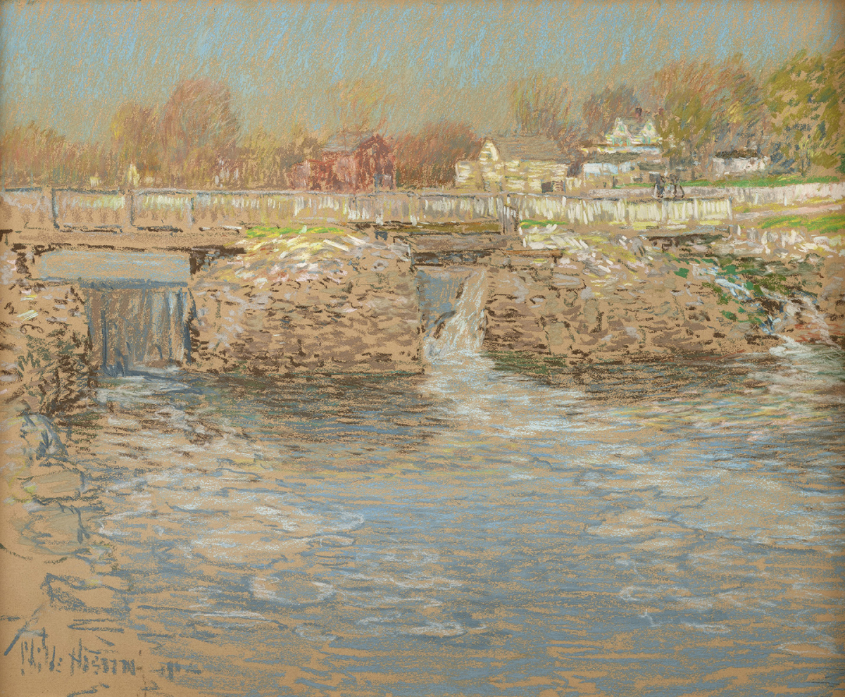 Tidal Dam and Bridge, Cos Cob, 1902