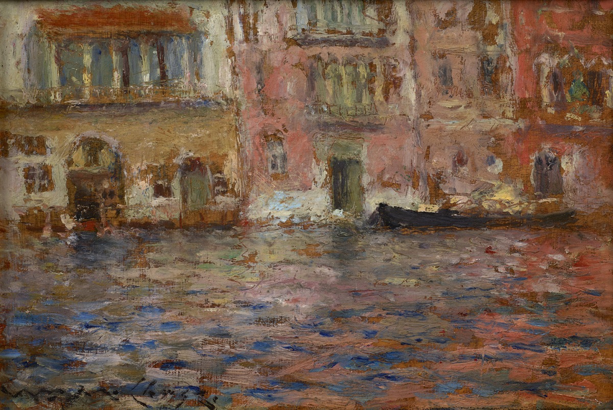The Black Gondola (The Black Gondola, Venice), 1913