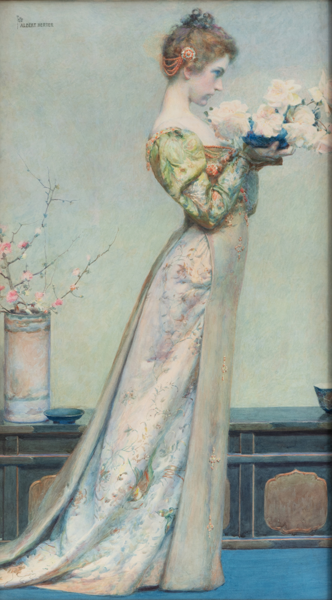 The Gift of Roses, circa 1899