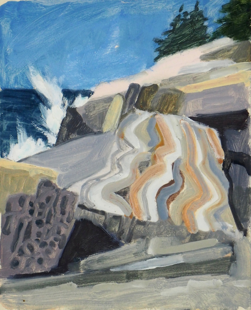 Rocks and Surf, c. 1979