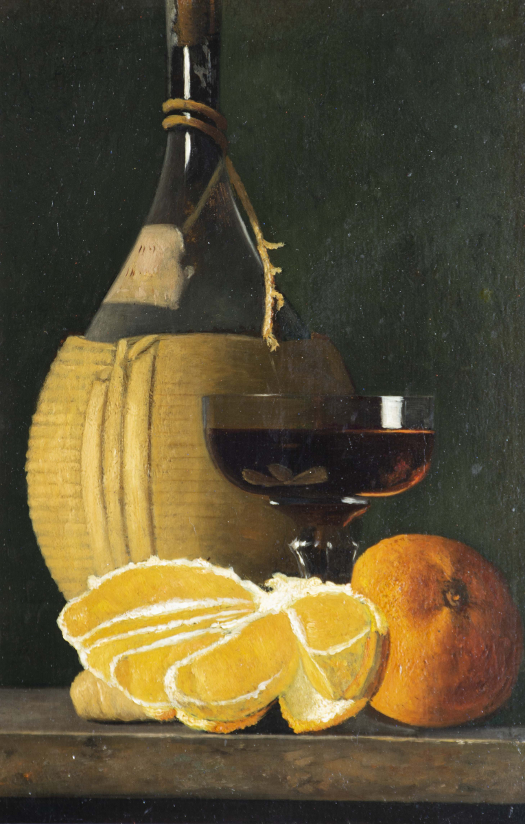 Still Life with Wine and Orange 1903