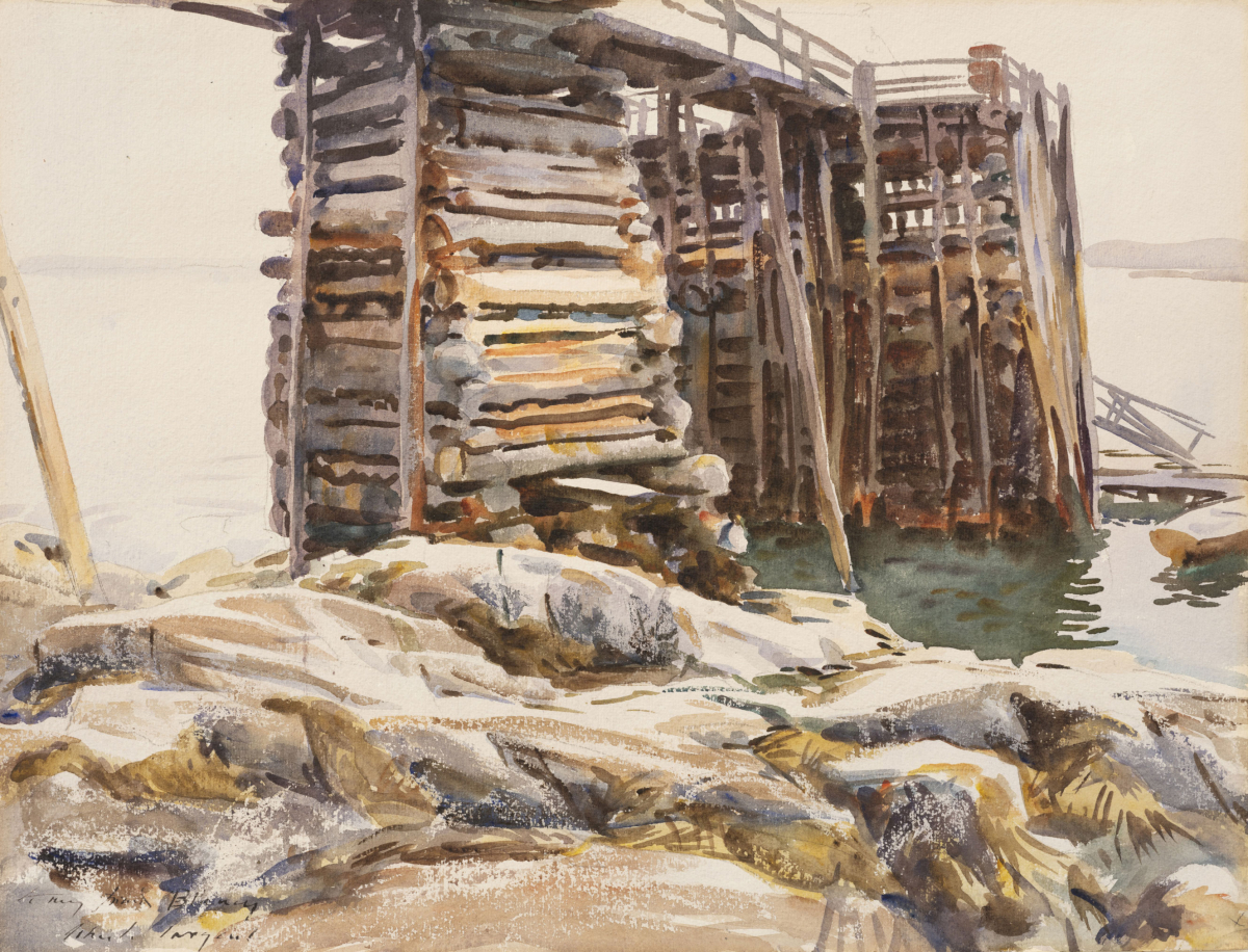 The Old Wharf, Ironbound, 1922