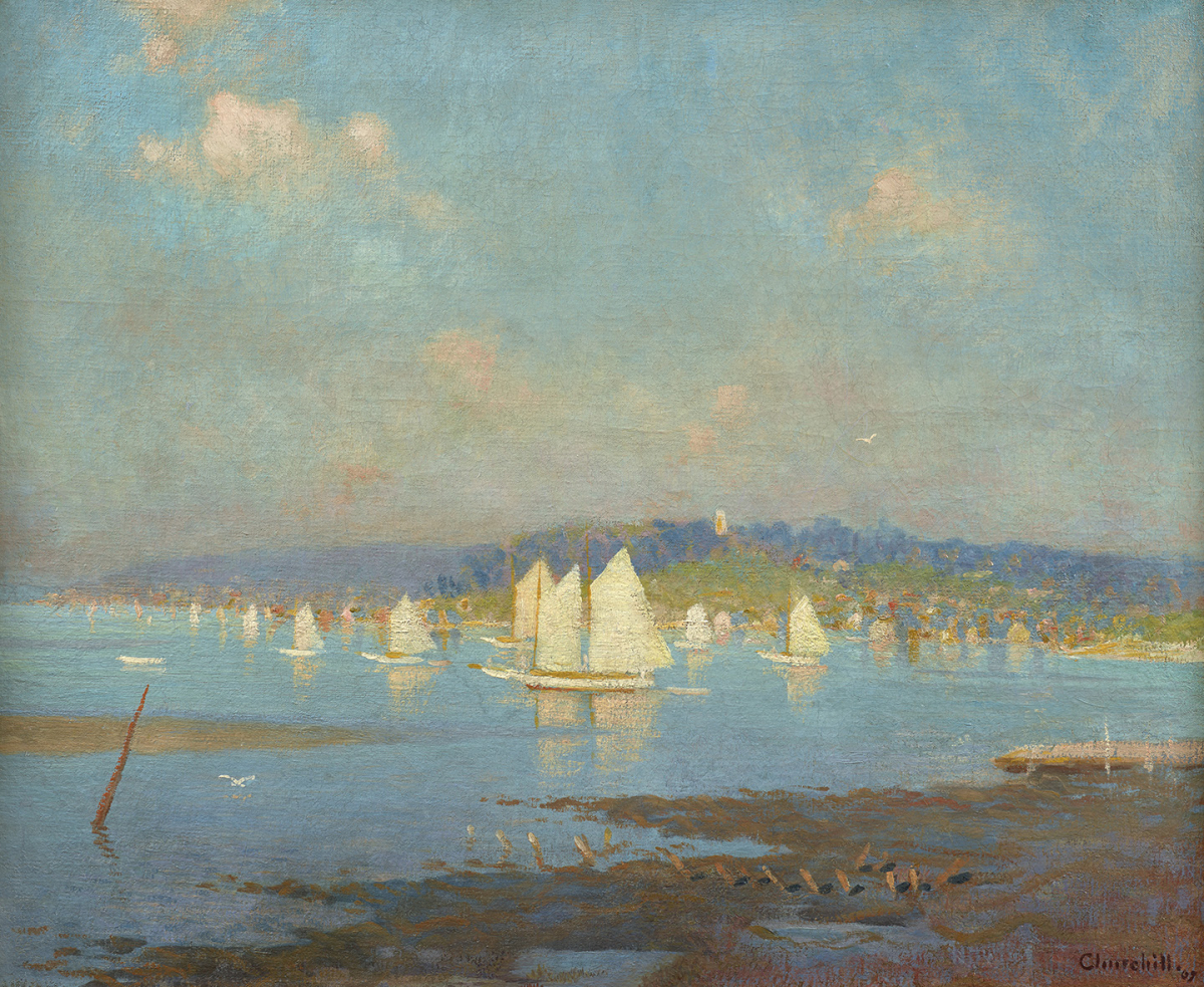 August Day, Boston Harbor, 1907