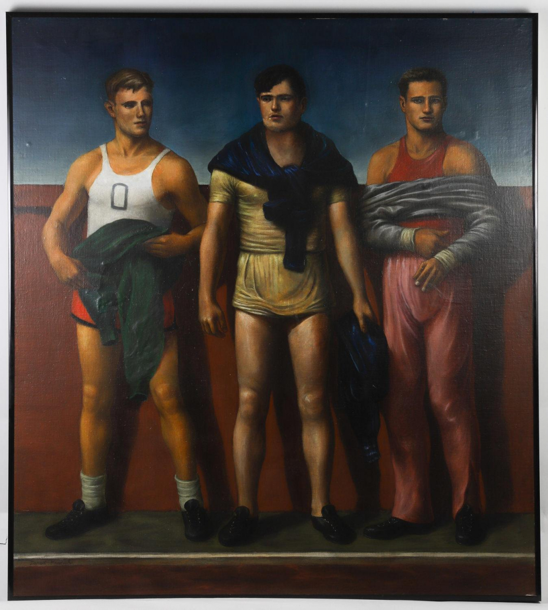 Three Male Figures