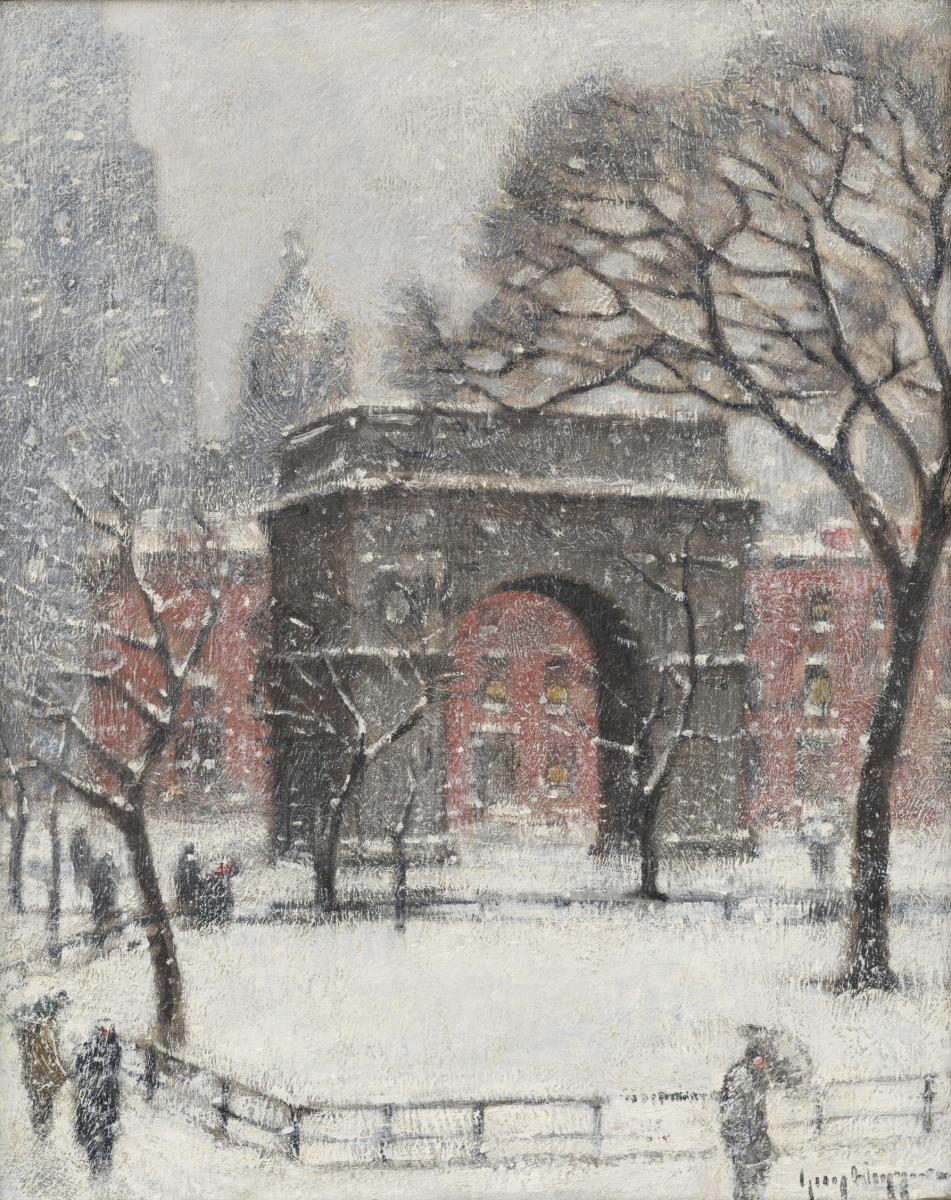 The Washington Arch, Winter, 1934