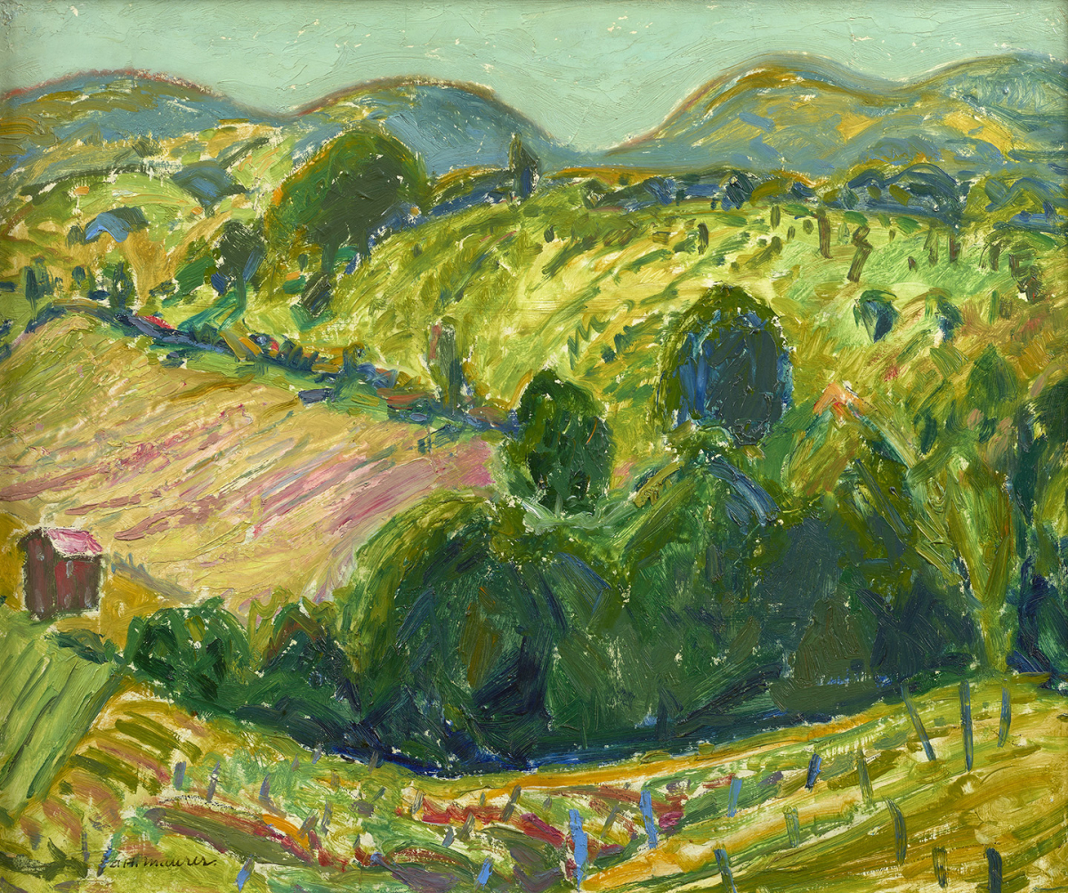 Landscape with Rolling Hills, circa 1914