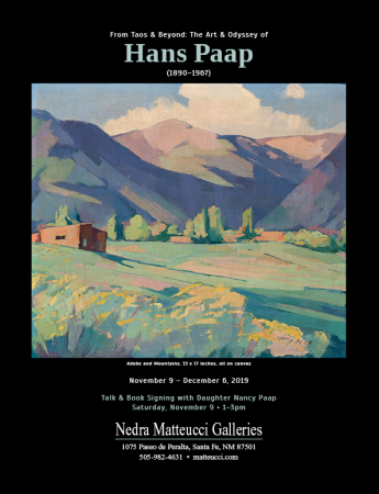 From Taos & Beyond: The Art & Odyssey of Hans Paap