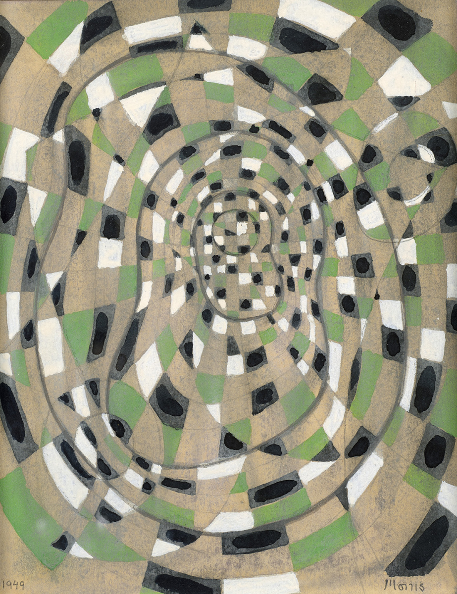 Abstraction with Mauve and Green, 1949