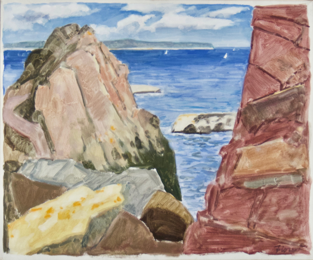 Bay from Camden Rocks, 1981